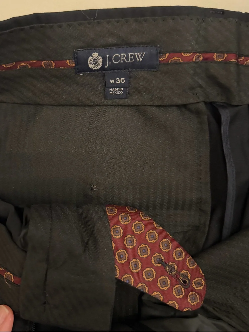 J. Crew Black Wool Dress Pants